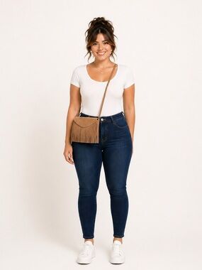 American Eagle AE Curvy High Rise Jeggings w/ Next Level Stretch Intensely Dark